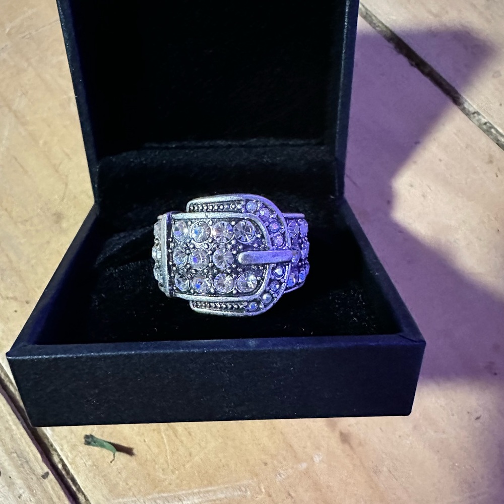 Premier Sterling Silver Buckle Ring